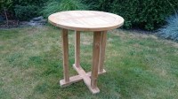 Zahradní stůl TEXIM teakový oválný 70 cm