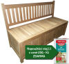 Zahradní lavice s úložným prostorem TEXIM Ria + napouštěcí olej 1l zdarma Zahradní lavice s úložným prostorem TEXIM Ria + napouštěcí olej 1l zdarma