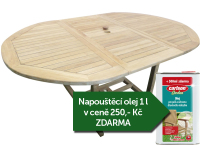 Zahradní rozkládací stůl TEXIM Jepara