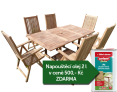 Zahradní nábytek TEXIM sestava Palu 1+6 Zahradní nábytek TEXIM sestava Palu 1+6