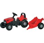 Šlapadlo s přívěsem ROLLY TOYS Case CVX 1170