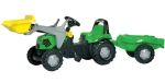 Šlapadlo s nakladačem a přívěsem ROLLY TOYS DEUTZ-FAHR Šlapadlo s nakladačem a přívěsem ROLLY TOYS DEUTZ-FAHR