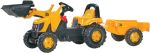 Šlapadlo s nakladačem a přívěsem ROLLY TOYS JCB Šlapadlo s nakladačem a přívěsem ROLLY TOYS JCB