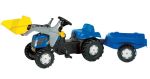 Šlapadlo s nakladačem-přívěsem ROLLY TOYS New Holland T7550 Šlapadlo s nakladačem-přívěsem ROLLY TOYS New Holland T7550
