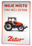 Smaltovaná cedulka ZETOR Smaltovaná cedulka ZETOR