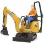 Mikrobagr JCB 8010 CTS s dělníkem BRUDER 62002 Mikrobagr JCB 8010 CTS s dělníkem BRUDER 62002