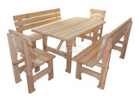 Zahradní nábytek TRIZTAL sestava VÍKEND natural