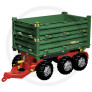 Třístranný sklápěč vysoký ROLLY TOYS MULTI-TRAILER Třístranný sklápěč vysoký ROLLY TOYS MULTI-TRAILER