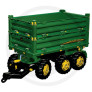 Třístranný sklápěč Rolly Toys Multi-Trailer John Deere Třístranný sklápěč Rolly Toys Multi-Trailer John Deere