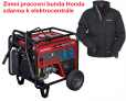 Jednofázová elektrocentrála HONDA EM 4500 + zimní pracovní bunda Honda zdarma Jednofázová elektrocentrála HONDA EM 4500 + zimní pracovní bunda Honda zdarma