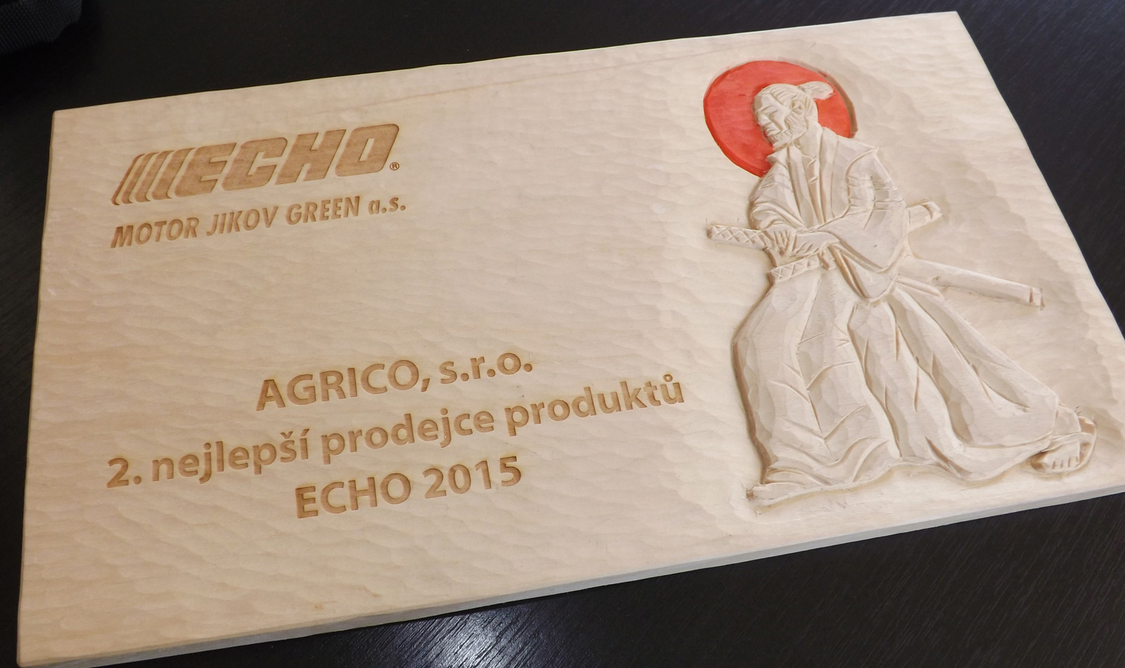 2. nejlepší prodejce produktů ECHO za 2015
