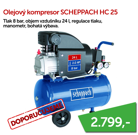 Olejový kompresor SCHEPPACH HC 25