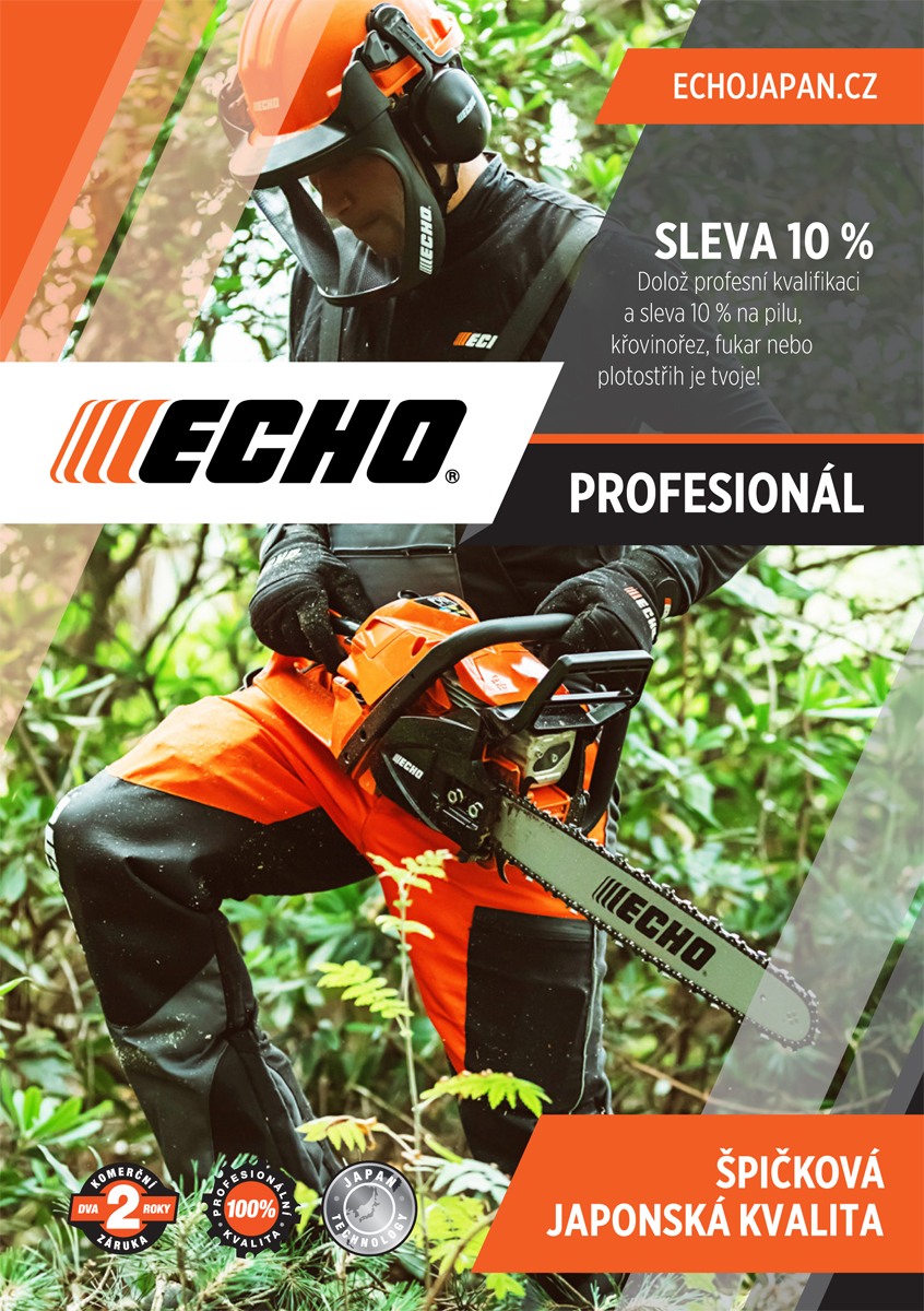ECHO profesionál - sleva 10 %