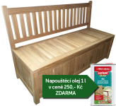 Zahradní lavice s úložným prostorem TEXIM Ria