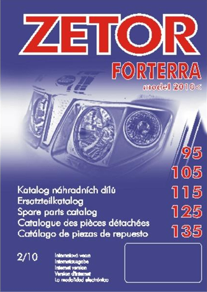 Katalog ND ZETOR Forterra 95 - 135 (2010-2012)