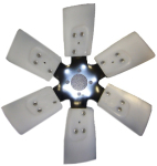 Ventilátor plastový 6 listů 35° (M97) 6001-1360