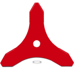 Nůž pro křovinořez univerzální 3-zubý 255 mm OREGON 295496-0