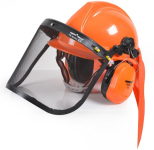 Ochranná helma se sluchátky a štítem HECHT 900100