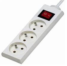 Konnoc DX-3FS 3m trojzásuvka s vypínačem Konnoc DX-3FS 3m trojzásuvka s vypínačem