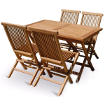 Stolová sestava V-Garden Teak Pohoda set 4